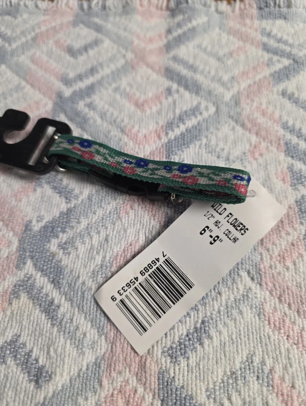Lupine Wild Flowers Dog Collar